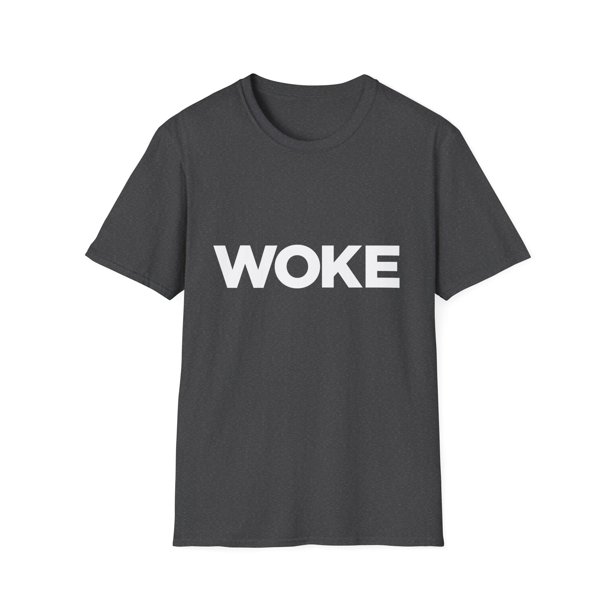 WOKE Graphic T-Shirt — "WOKE and Weaponized with facts and empathy." Back-Print Social Justice Tee