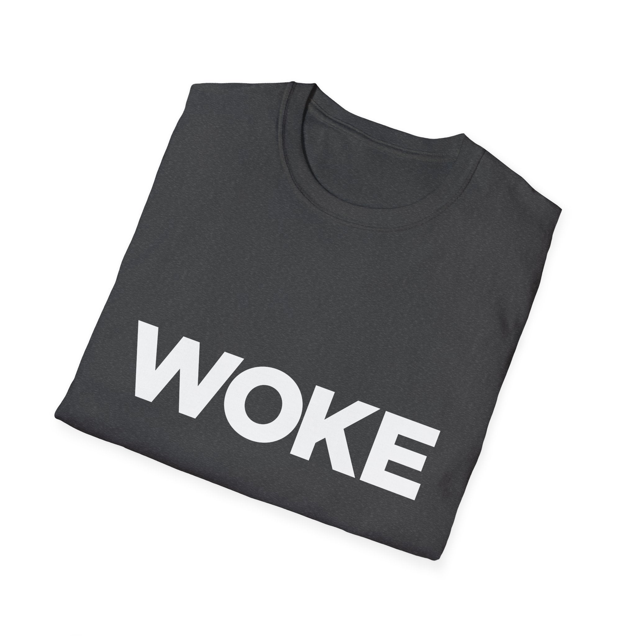 WOKE Graphic T-Shirt — "WOKE and Weaponized with facts and empathy." Back-Print Social Justice Tee