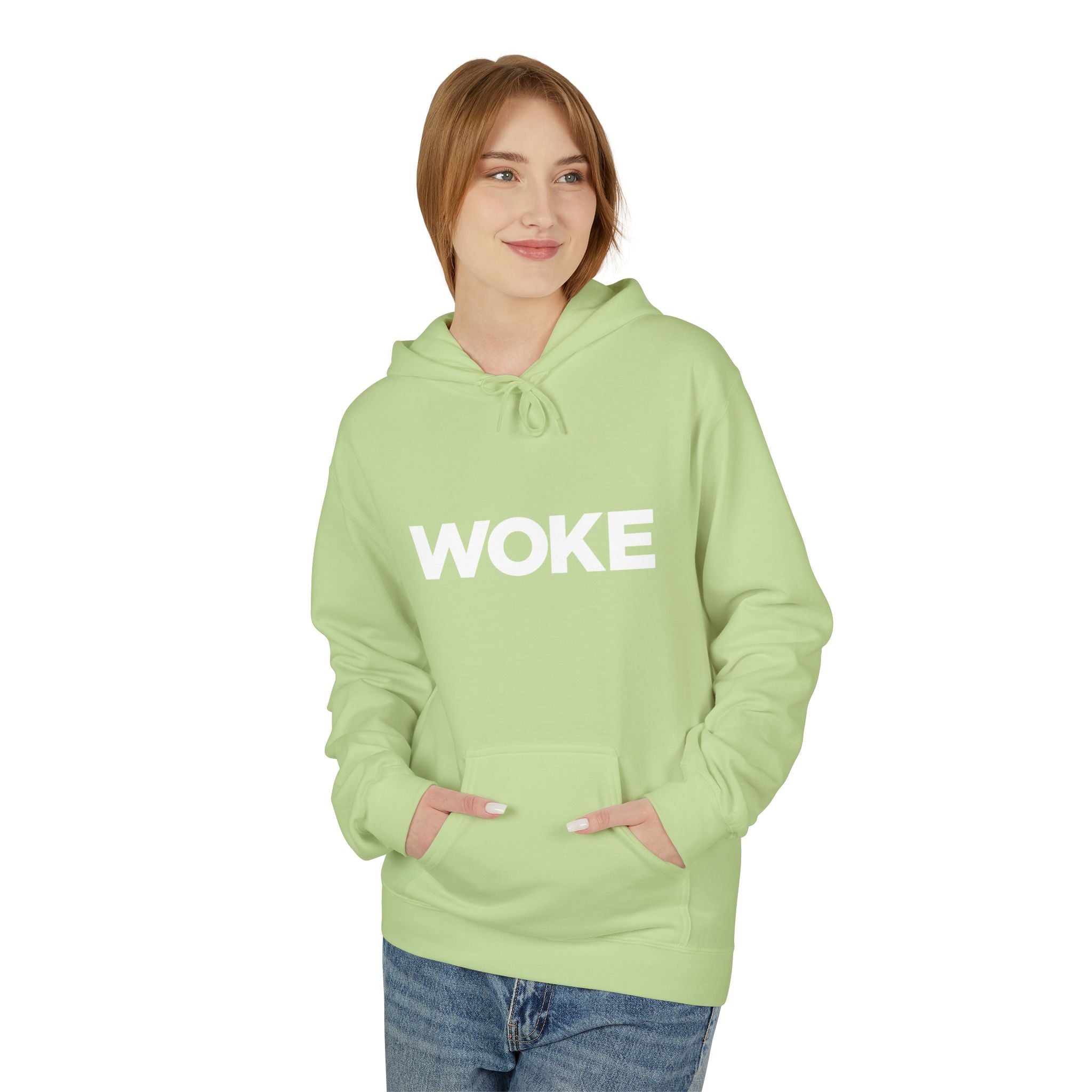 WOKE Hoodie — "WOKE and Weaponized with facts and empathy." Graphic Pullover