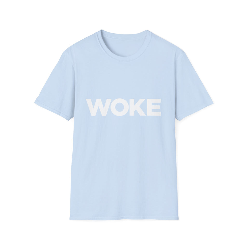 WOKE Graphic T-Shirt — "WOKE and Weaponized with facts and empathy." Back-Print Social Justice Tee