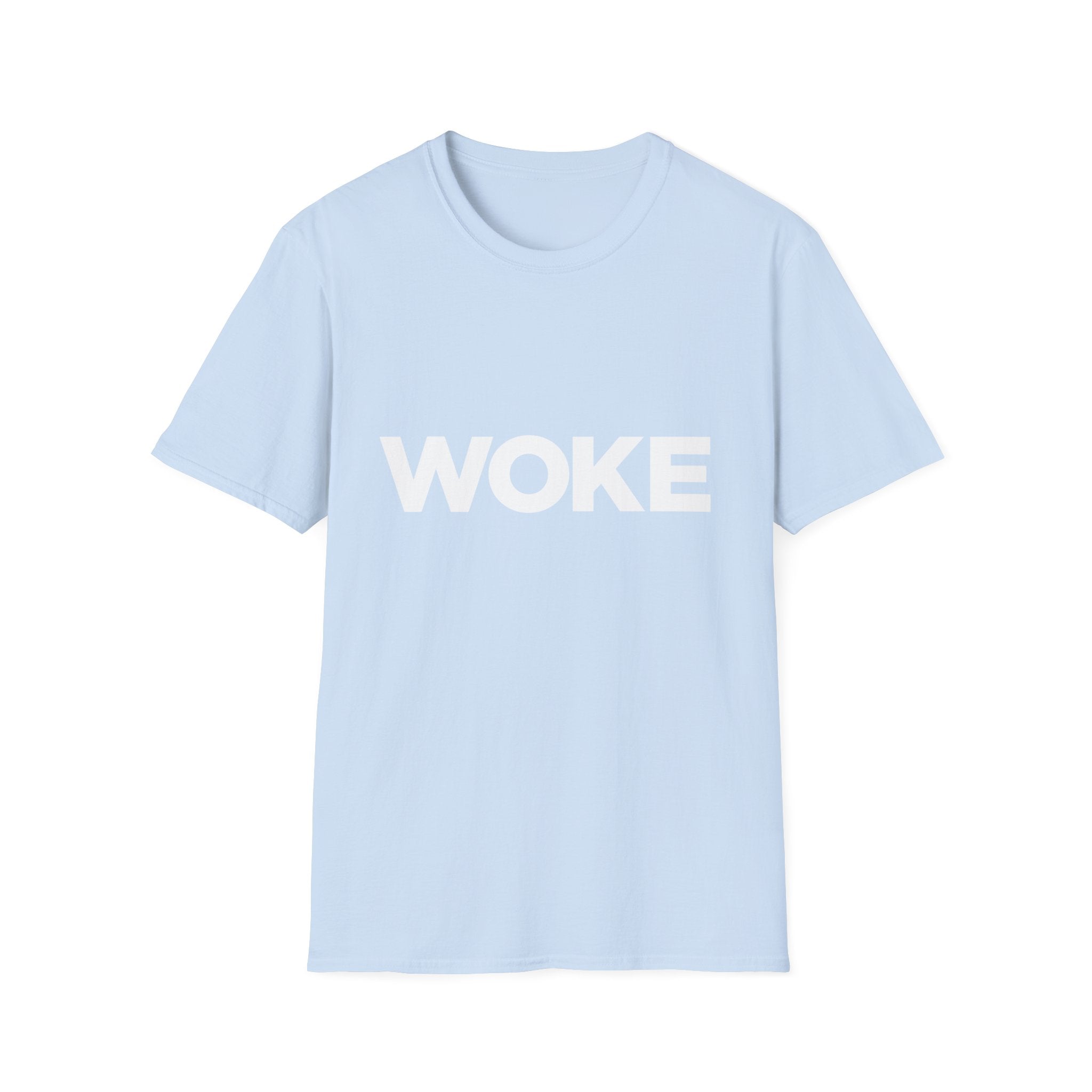 WOKE Graphic T-Shirt — "WOKE and Weaponized with facts and empathy." Back-Print Social Justice Tee