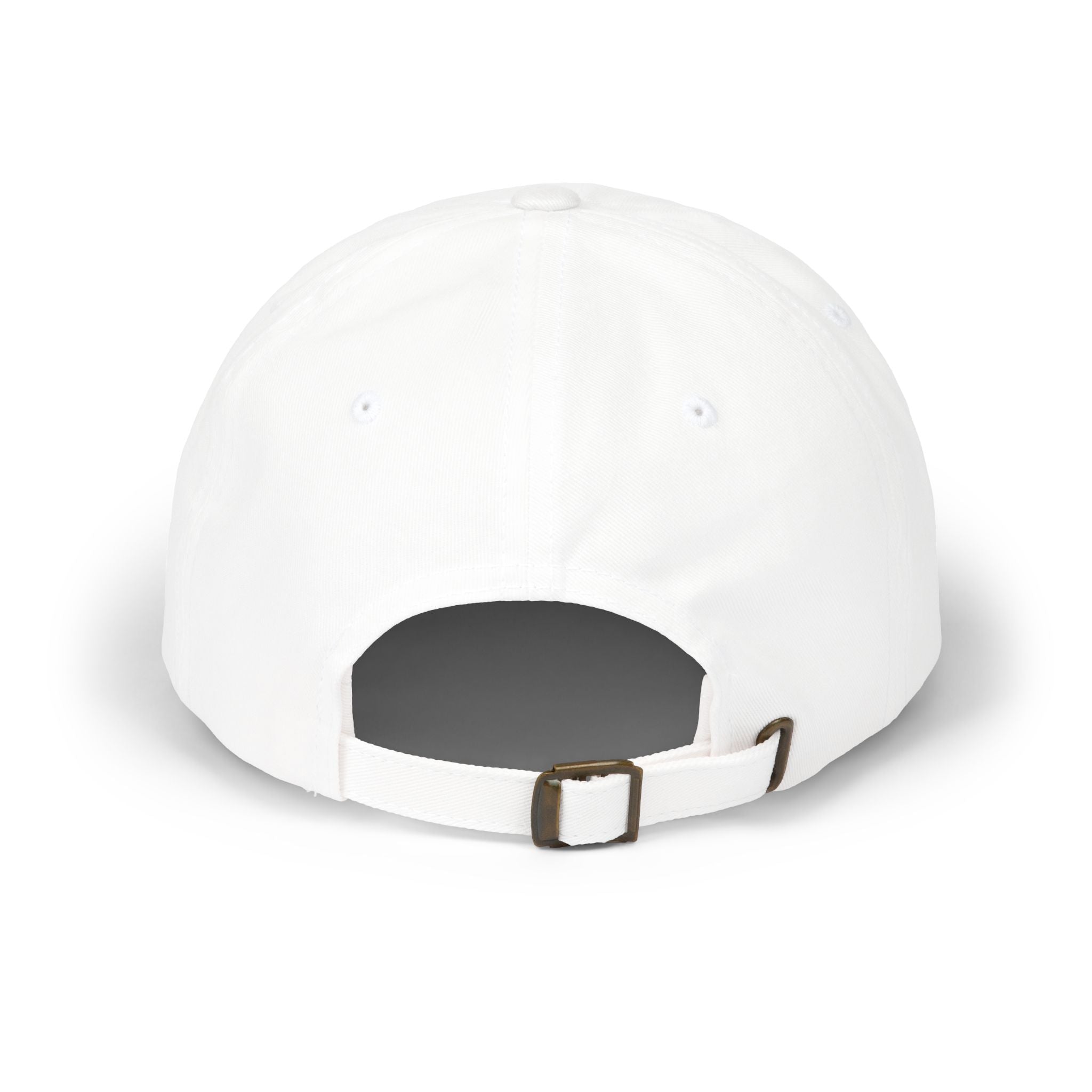 WOKE Embroidered Dad Cap — White Classic Baseball Hat