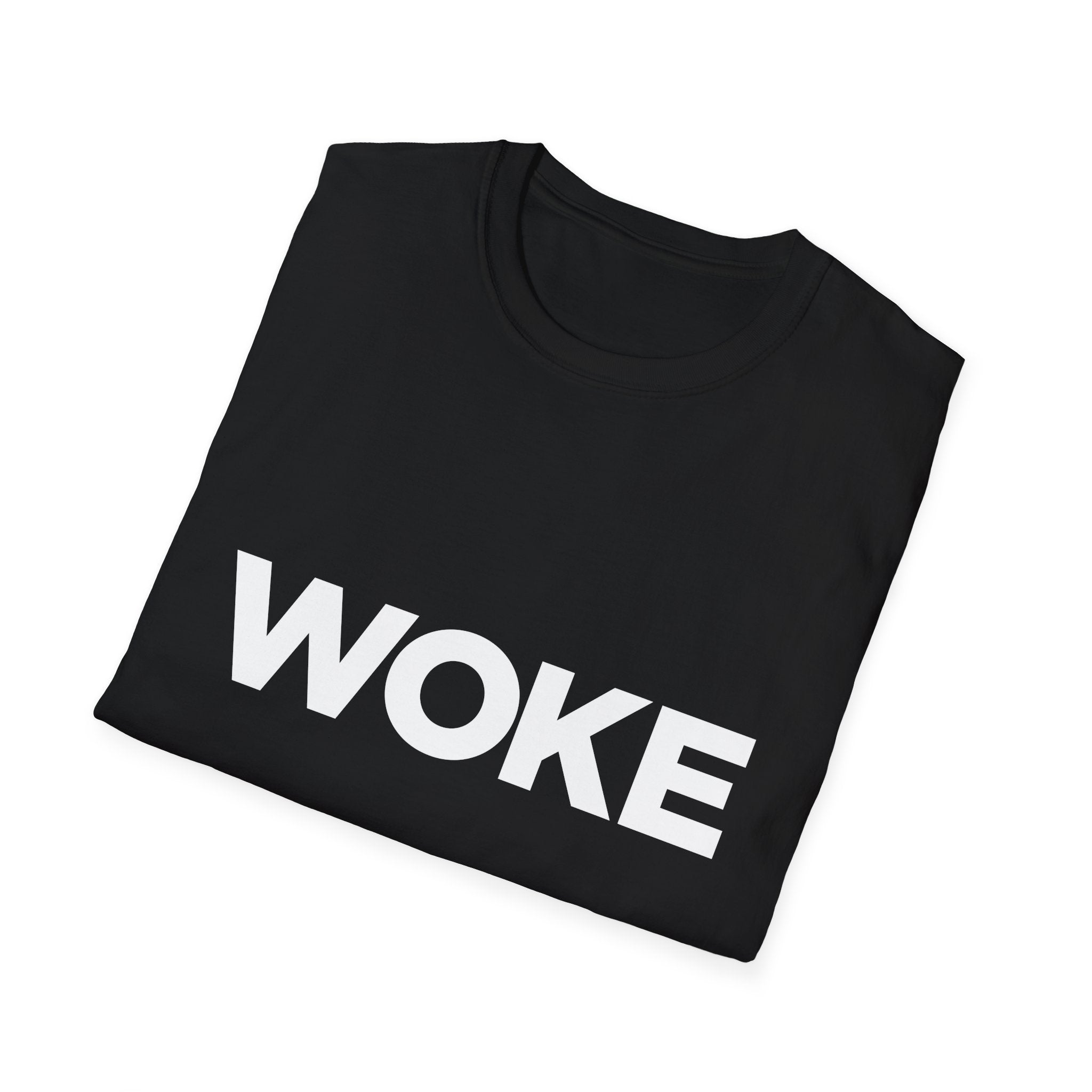 WOKE Graphic T-Shirt — "WOKE and Weaponized with facts and empathy." Back-Print Social Justice Tee