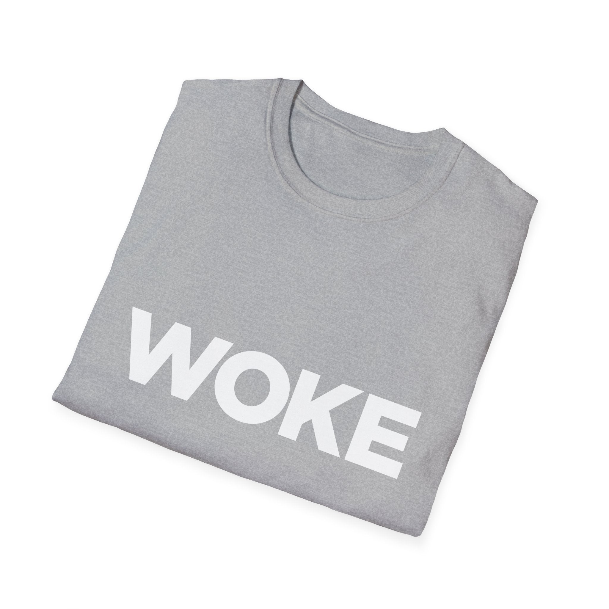 WOKE Graphic T-Shirt — "WOKE and Weaponized with facts and empathy." Back-Print Social Justice Tee