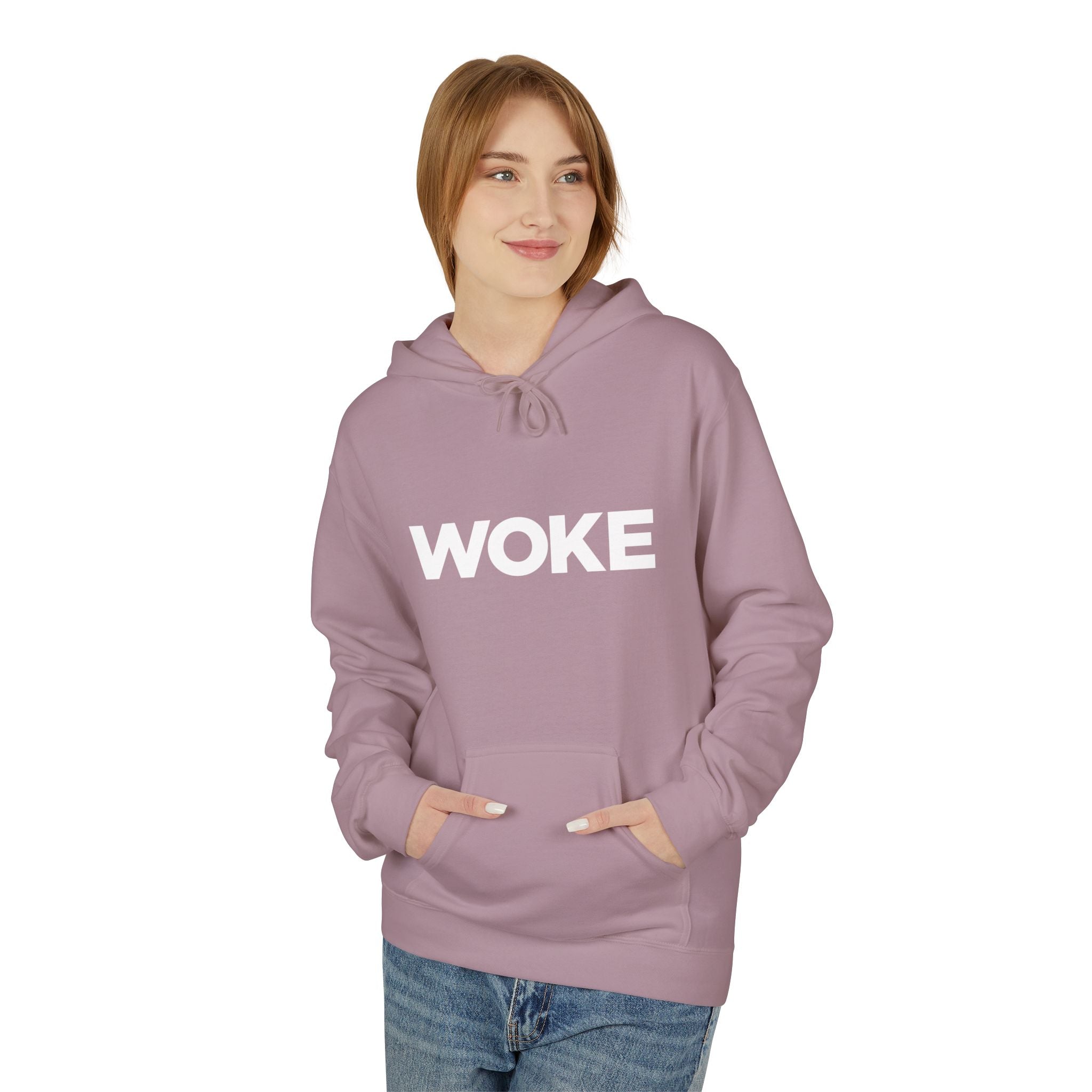 WOKE Hoodie — "WOKE and Weaponized with facts and empathy." Graphic Pullover