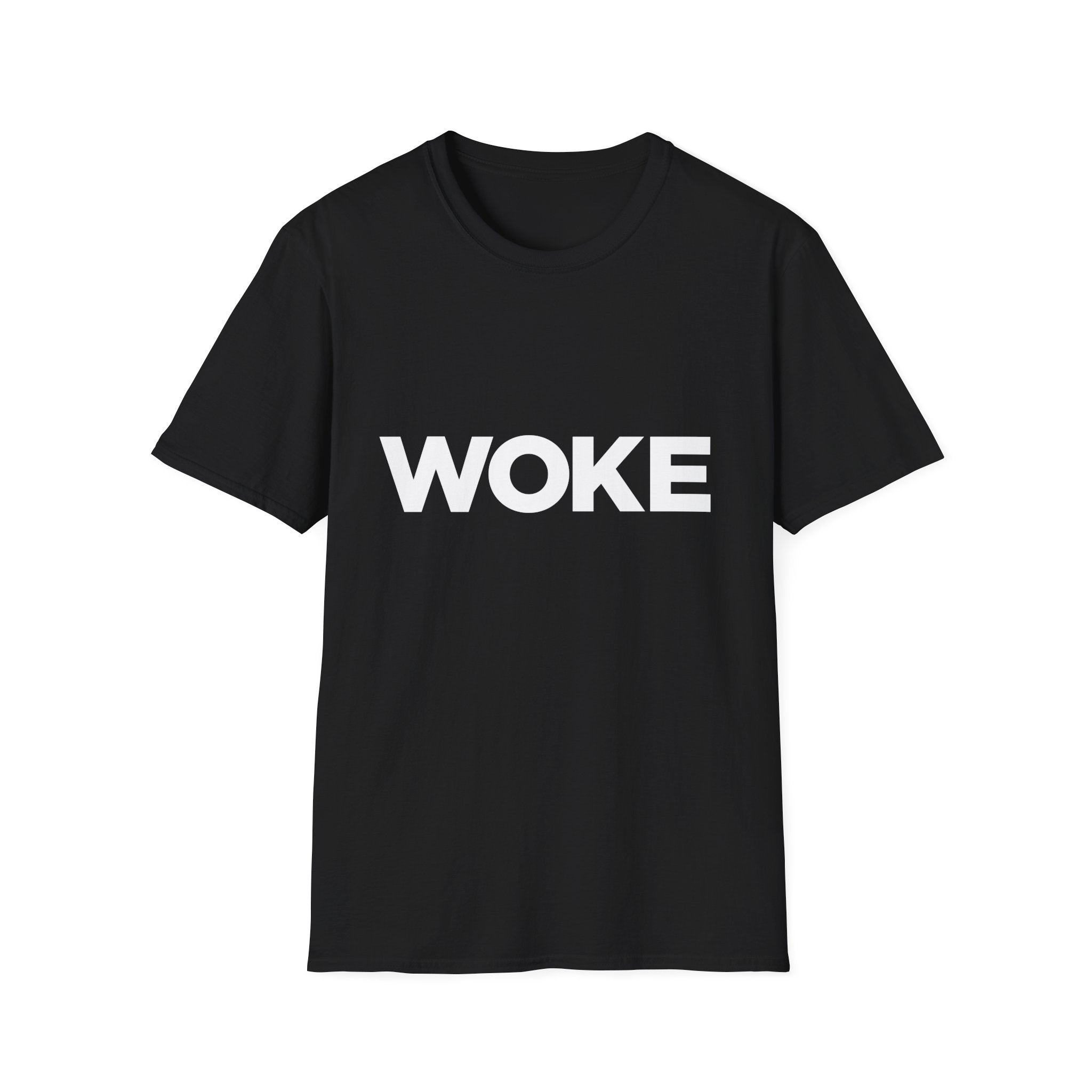 WOKE Graphic T-Shirt — "WOKE and Weaponized with facts and empathy." Back-Print Social Justice Tee