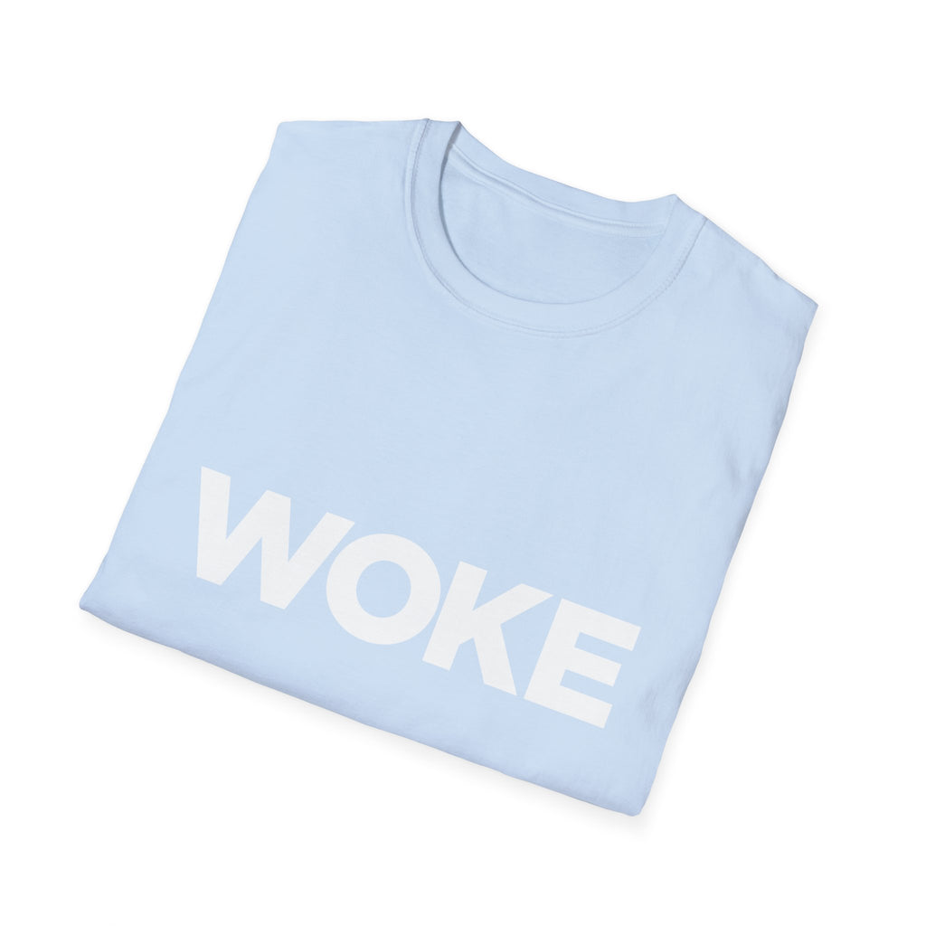 WOKE Graphic T-Shirt — "WOKE and Weaponized with facts and empathy." Back-Print Social Justice Tee
