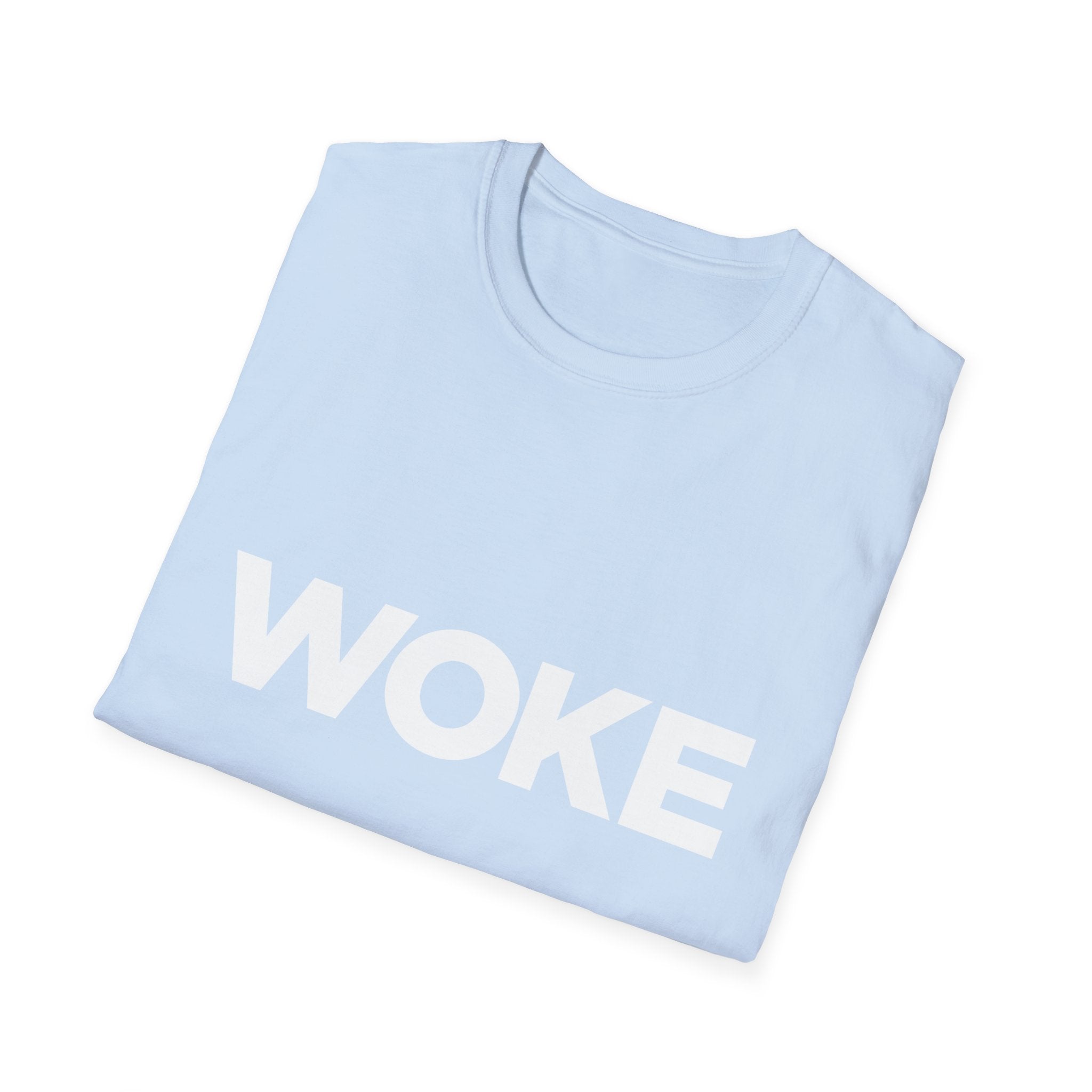 WOKE Graphic T-Shirt — "WOKE and Weaponized with facts and empathy." Back-Print Social Justice Tee